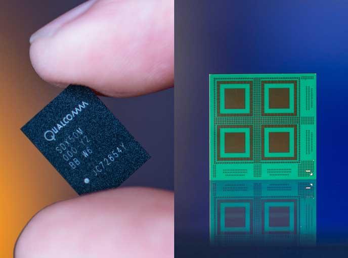 Qualcomm基于一款面向移动终端的5G调制解调器芯片组实现全球首个正式发布的5G数据连接| 雷峰网